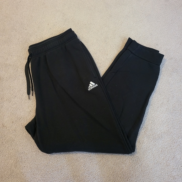 adidas Pants - Adidas Womens Black Athletic Sweatpants